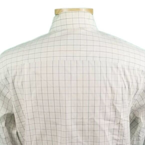 Donald Trump 15 1/2 x 34/35 White Checked Dress Shirt - Picture 4 of 6